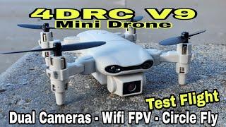 4DRC V9 Mini Drone Unboxing and Test Flight (from Amazon)