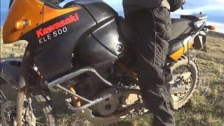 Kawasaki KLE 500 Off-Road Tires "test"