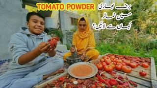 How to Make Tomato Powder | Dried Tomato Powder | Daily Lifestyle Vlog | Vlogs New Video