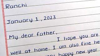 Letter to Father | Write a Letter To Father Asking For Some Money