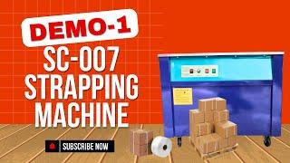 Semi-Automatic Carton Box Strapping Machine | SC Packaging