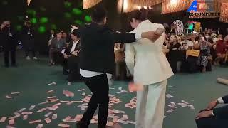 SAMAR GOVERNOR SHAREE ANN TAN AND CALBAYOG MAYOR MONMON UY Dancing Kuratsa 2022 Nagkalupad an Kwarta