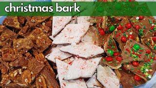 Christmas Bark THREE WAYS! | Turtle Bark - Peppermint Bark - Christmas Crack!!