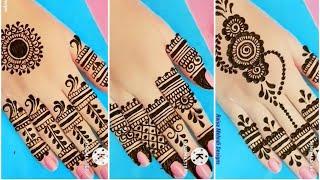 Top 3 New stylish back hand mehndi designs/simple mehndi design 2024/mehndi ka design/mehandi design