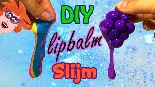 Lipbalm slijm ?! Slijm van lipbalm ruikt heerlijk!! + lijmtest!