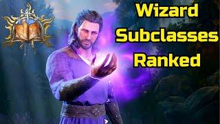 Wizard Subclass Ranking Baldur's Gate 3 - bg3 Patch 6