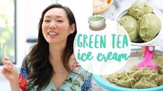 3 Ingredient  Green Tea (Matcha) Ice Cream Recipe