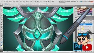 Game Badge Game Assets Speed Painting @DionArtworks