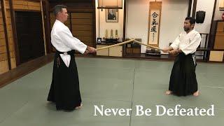 Aiki Dojo Message - Never be Defeated - #aikidocenterla #aikido #aikidosalamancaaikikai #budo