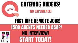 FAST HIRE REMOTE JOBS! QVC Hiring! No Experience No Interview Work From Home Jobs 1000 Agents Needed