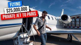 Young Millionaire takes a Private Jet to Paris for $20k weekend