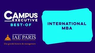 IAE Paris - Best-Of - Executive International MBA