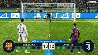 PES 2019 | Barcelona vs Juventus | Final UEFA Champions League (UCL) | Penalty Shootout