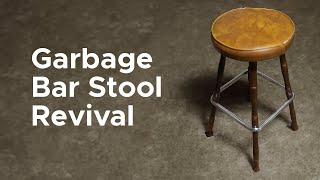 Garbage Bar Stool Revival