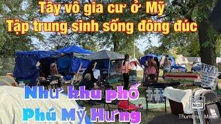 Tây vô gia cư ở Mỹ , tập trung sinh sống như khu phố phú mỹ hưng