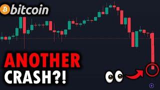 THIS PREDICTS ANOTHER BITCOIN CRASH FAST APPROACHING!! - Sell Before Crash?? - Analysis