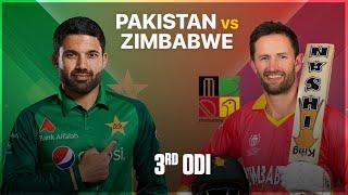  Live: Pakistan Vs Zimbabwe Live – 3rd ODI | PAK Vs ZIM Live | Pakistan Live Match Today PTV Sports