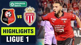 Highlights RENNES vs MONACO | Đua top cực căng, chiến thắng nghẹt thở