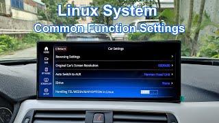 Introduction the SETTINGS of PEMP Linux CarPlay and Android Auto Screen