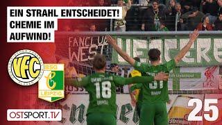 Ein STRAHL entscheidet! Chemie weiter im Aufwind: Plauen - Chemie | Regionalliga Nordost