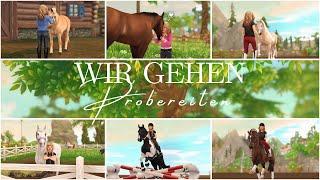 Wir gehen.... PROBEREITEN  6 PFERDE?? | Starstable realistic Roleplay [DEUTSCH] Tessa Young