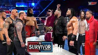 WWE 20 Nov 2024 Roman Reigns Jey Uso & SethRollins Vs Jacob Fatu,Rock & Solo Sikoa wargame Highlight