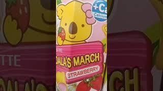 Koala's March STRAWBERRY BISCUITS    #shorts #viral #asmr #satisfying