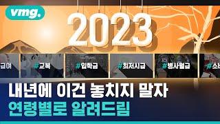 병장 월급은? 최저시급은?…2023 달라지는 것들 / 비디오머그