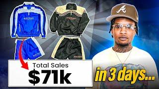 How He Made $71,000 In 3 Days With His Clothing Brand