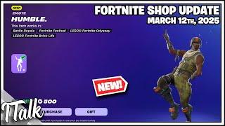 *NEW* HUMBLE (KENDRICK LAMAR) EMOTE! Fortnite Item Shop [March 12th, 2025] (Fortnite Chapter 6)