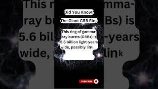 The Giant GRB Ring #GammaRayRing #GRB #CosmicStructures  #spacefacts #cosmos #universe