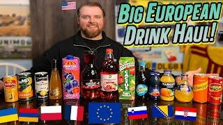 American Tries Interesting Drinks From Europe...