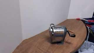 Vintage Boston Self Feeder 4 Desktop Pencil Sharpener Hand Crank