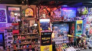 Insane Collector's Basement Man Cave!