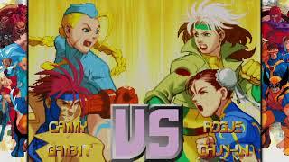 X-Men vs Street Fighter - Cammy/Gambit arcade mode