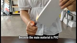 how to identify the material of pvc board