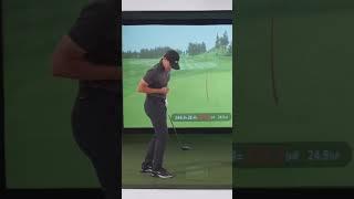 PGA 장타1위가 스크린골프 치면 벌어지는 일 "카메론 챔프" 장타 스윙모션, Cameron Champ Power Swing Motion