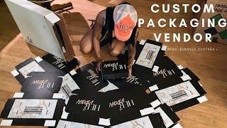 Hair Entrepreneur Vlog | Where to Order Custom Packaging & Hair Box Vendors REVEALED EP 1