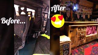 Is this a Rustic Retreat? - Mercedes Sprinter into a beautiful wooden camper van off grid home