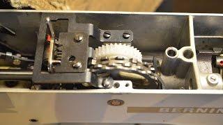 Vintage Bernina 707 pattern-cam sprocket replacement, clean and oil, part 1 of 2.