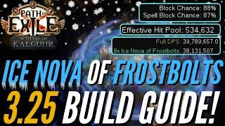 Path Of Exile - 3.25 Ice Nova Of Frostbolts Build Guide - POB Included / Best Build Of League