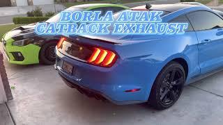 2022 Ford Mustang GT Borla ATak Catback exhaust