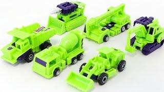 Transformers Construction Ko Mini Devastator Vehicle Combiner Robot Car Toys 트랜스포머 KO 데바스테이터  합체 동영상