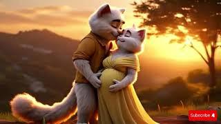 Cute Cat Couples  | Adorable Romantic Moments | Viral Animal Shorts