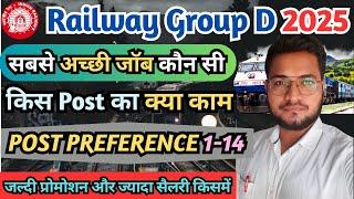 Railway Group D Job Profile & Post Preference | RRB Group D Best Post | RRB Group D New Vacancy 2025