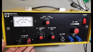 IMPO Power Supply Type ES 11.17 DC & AC test repair teardown