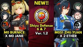 M0 Burnice x Jane & M0S1 Zhu Yuan | Shiyu Defense Critical Node Floor 6 & 7 S Rank | ZZZero