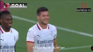 AC Milan vs Barcelona, el gol de Luka Jovic contra el Barcelona hoy