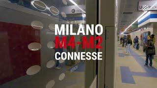 Videonews Metro M4: aperto al pubblico il collegamento M4-M2