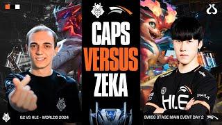 LS | THE MOST EXCITING MATCH OF GROUPS SO FAR! CAPS MEETS ZEKA | HLE vs G2